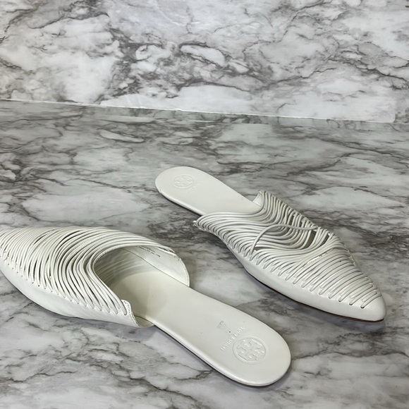 Tory Burch Sienna Flat Slide white Size 11 - Picture 10 of 14